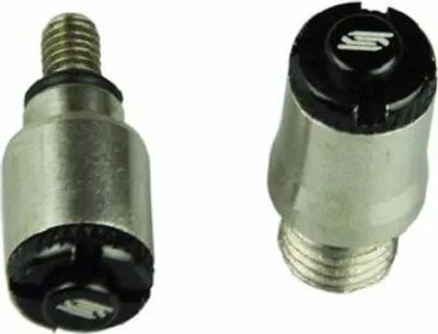 Productafbeelding van SCAR ventielen voor vorklucht, zwart, M8x1/M4x0,7, geschikt voor WP-vorken