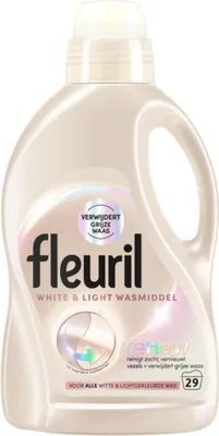 Produktbild von Fleuril - Waschmittel - Weißes & Helles Waschmittel - Weiße & Helle Wäsche - 29 Wäschen - 1 Stück