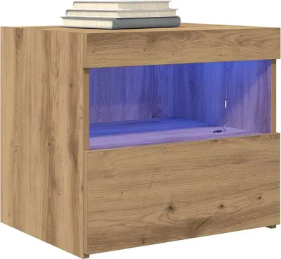 Immagine prodotto di vidaXL Comodino rovere artigianale 50 x 40 x 45 cm Materiale a base di legno