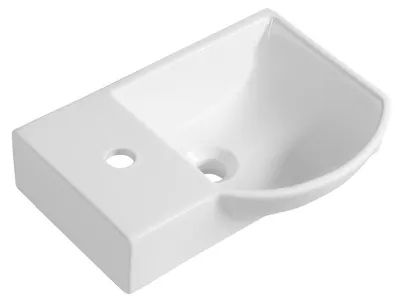 Produktbild von LITOS Keramik-Waschtisch 45x32cm, links, Weiß