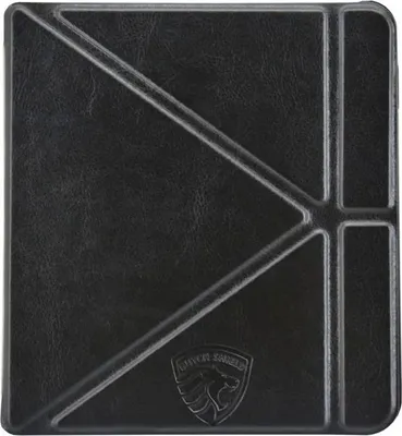 Image de Dutch Shield - Origami Case Housse pour le Tolino Vision Color Ebook - Housse à rabat Ereader Housse de protection Cover Noir