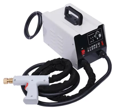 Image de Appareil de réparation de carrosserie par aspiration - Extracteur de bosses - Soudure par points - 3 kW, 220V - 3500A - Prise européenne - Noir et blanc