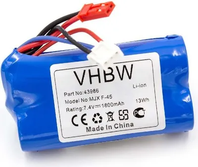 Produktbild von vhbw Akku Ersatz für Revell 440704, 43986, 24056, 2406 für Modellbau (1800mAh, 7,4V, Li-Ion, Blau)