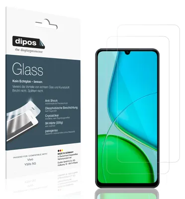 Immagine prodotto di 2x Pellicola Protettiva per Vivo Y50s 5G Protezione Vetro Flessibile 9H dipos