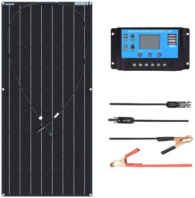 Zdjęcie produktu dla Elastyczny zestaw paneli słonecznych, wysoka wydajność, opcje 240 W i 120 W, zestaw solarny 120 W