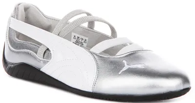 Zdjęcie produktu dla Puma Speedcat Ballet Metallic W - kolor: SREBRNY-BIAŁY, rozmiar: 7