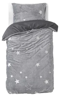 Produktbild von Sleeptime Glow in the dark Stars grau 140 x 220 cm
