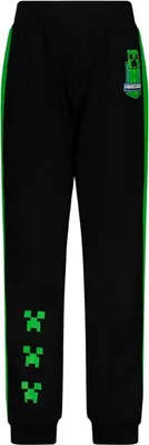 Produktbild von Spodnie sportowe Minecraft Black&Green w rozmiarze 128