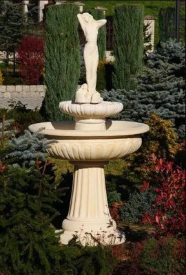 Image de Fontaine décorative Fontaine 174cm Sculpture Fontaine Déco Jardin Fontaine Étang Nouveau