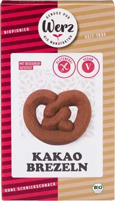 Image de Bretzels de riz au chocolat - sans gluten 125g