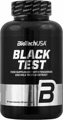Obrázok produktu pre BioTech USA Black Test 90 kapsúl / Testo-stimulanty / Testosterónový stimulant obsahujúci 11 aktívnych zložiek vrátane ZMB komplexu