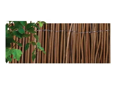 Obrázok produktu pre Nohel Garden Prútená rohož s motívom papradia 200 × 3 m, čierna