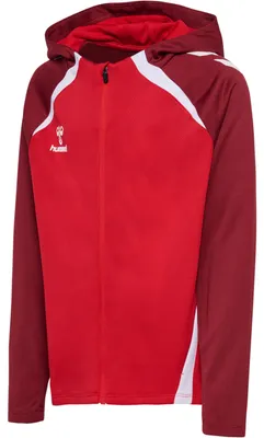 Obrázek produktu pro Hummel Hmllead 2.0 Zip Hoodie Kids - true red/maroon, velikost:152