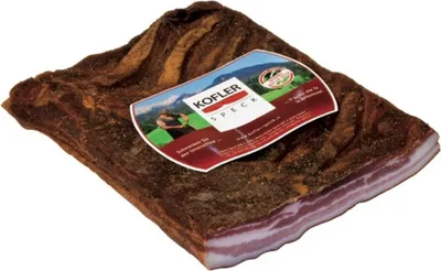 Obrázek produktu pro Uzený bůček 1/2 vakuově balený, cca 1,60 kg – Kofler Delikatessen