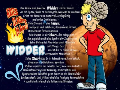 Produktbild von vianmo Holzschild 30x40 cm Sternzeichen Widder Planet Mars