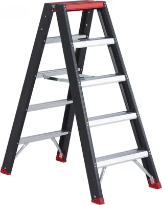 Produktbild von Altrex Taurus beidseitig begehbare Stufenleiter TDO 5 Stufen ohne Bügel
