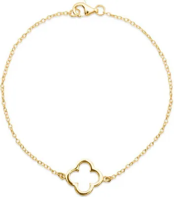 Produktbild von lanii 925 Silberarmband mit Anhänger (Gold)