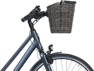 Produktbild von Vorderradkorb Fietsmand Rattan-Look - Abnehmbar und Stilvoll