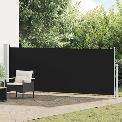 Image de Store latéral extensible 140×500 cm Noir