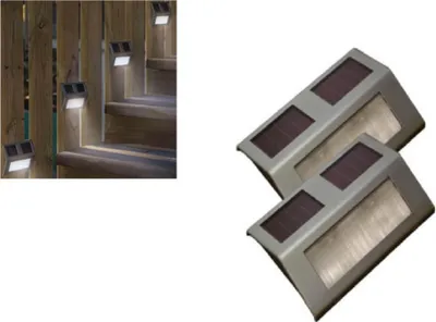 Produktbild von Treppenlicht 2er Set mit 2 weißen LED