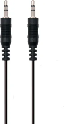 Image de Câble Ewent EC1605 Jack 3,5 mm (M/M) 1,5 m Noir