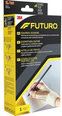 Immagine prodotto di FUTURO™ 45841DABI FUTURO™ Daumenbandage Daumenschiene 45841DABI, Gr. S/M beige Daumen: 5,1-6,4 cm/Handgelenk: 12,7-19,1 cm, 1 St.