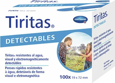 Zdjęcie produktu dla Opatrunki wykrywalne Hartmann 19 x 72 mm, 100 sztuk