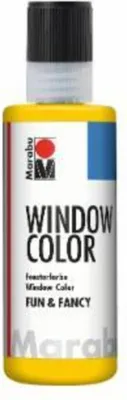 Produktbild von Window Color fun&fancy - Gelb 019 80 ml. Packung mit 6 Stück