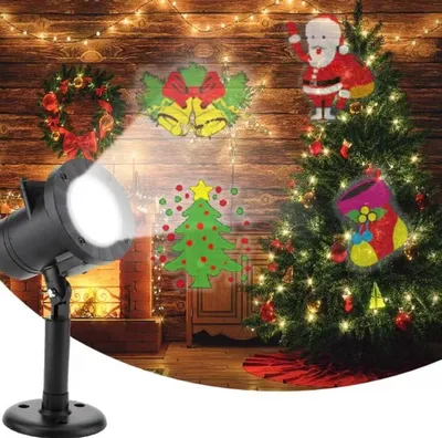 LED Weihnachtsprojektor, IP65, dynamisch, 1800 Lumen, 4 W, 12 V
