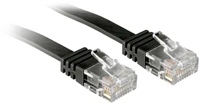 Image de LINDY Patchkabel Cat6 Flachband ungeschirmt schwarz 1.00m