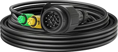 Image de XPOtool Câble remorques 13 Broches de 5 m – avec 2 connecteurs 5 broches – pour alimentation des Feux arrière des Remorques et Caravanes