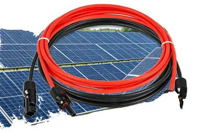 Obrázek produktu pro Solární prodlužovací kabel, s předinstalovanými konektory, s dlouhou životností díky kvalitní izolaci, délka 10 metrů