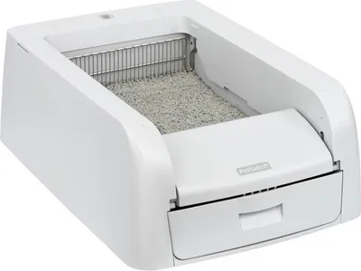 Produktbild von Selbstreinigende Katzentoilette, PETSAFE ScoopFree Clumping, Automatisch, Weiß