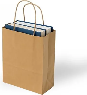 Zdjęcie produktu dla Torba Papierowa Na Prezent 180x80x225 Brązowa Gładka