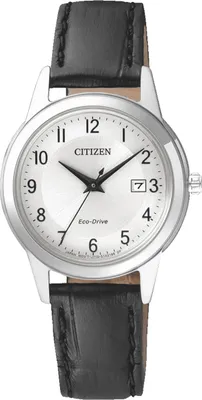 Produktbild von Citizen Damen-Uhr Eco-Drive Analog Quarz Leder-Armband FE1081-084A