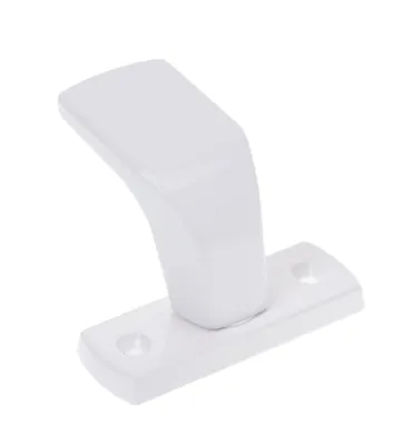 Produktbild von Aqbau® Türknopf f.Rahmentüren feststehend | Knopfdrücker | Türknauf DI | Farbe Weiß