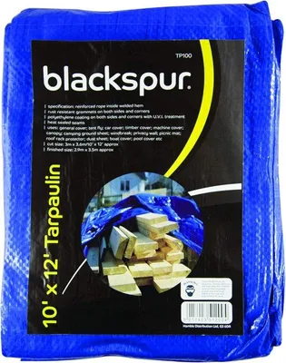 Productafbeelding van Waterdicht Afdekzeil Blauw - Robuuste Polytheen Tarpaulin