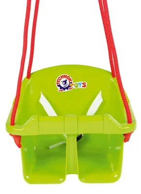 Obrázok produktu pre Detská hojdačka plastová zelená nosnosť 20kg 36x30x29cm 24m+