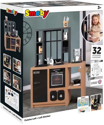 Produktbild von Smoby Spielzeug Spielwelt Küche Spielküche Loft Küche 7600312600