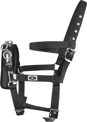 Productafbeelding van Kincade Coordinate longeer hoofdstel/kaptoom WB384 (volwassen maat) (zwart)