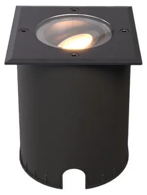 Produktbild von hoftronic LED Bodeneinbaustrahler 4W GU10 345lm dimmbar Schwarz IP67