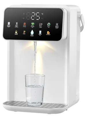 Produktbild von Steinborg Heißwasserspender 3,5L – 2000W Heißwasserspender mit Touch Display, 7 Temperaturstufen, 8 Wassermengen, Warmhaltefunktion, Kindersicherung für Zuhause und Büro