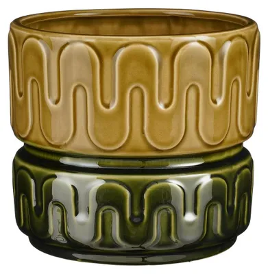 Nancy Topf rond Grün