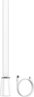 Produktbild von AIORBER LED Tischlampe kompakt faltbar, kabellos mit Akku, USB-C Laden, Touch-Dimmer, 3 Lichtfarben, Vollspektrum Augenschutz, Weiß