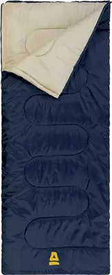 Produktbild von ABBEY CAMP Schlafsack Steppdeckenschlafsack Steppdecke Decke 210x85cm +4°C - 100% Polyester 350g/m² Baumwolle koppelbar Camping Outdoor Wandern