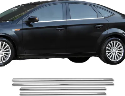 Produktbild von OMAC Zier- / Schutzleiste Türscheibe Fensterleiste 2613142 Fenster Ein-/Anbau für FORD MONDEO IV Stufenheck (BA7) Edelstahl für Ford Mondeo