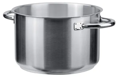 Schmortopf, Höhe 16 cm, Ø 11 cm, 22 l, Edelstahl