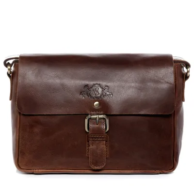 Produktbild von Messenger bag YALE Leder braun
