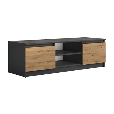 Produktbild von TV-Schrank HANA 120 cm, Artisan Eiche / Anthrazit
