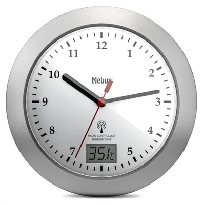 Imagen del producto de Reloj para baño MEBUS, modelo 411510, con ventosas